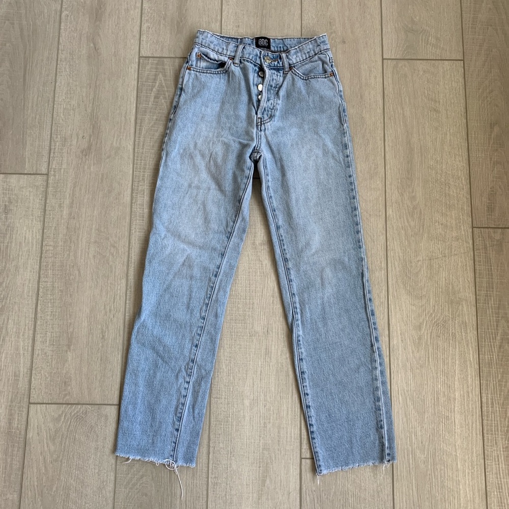 urban outfitters BDG light wash straight jeans